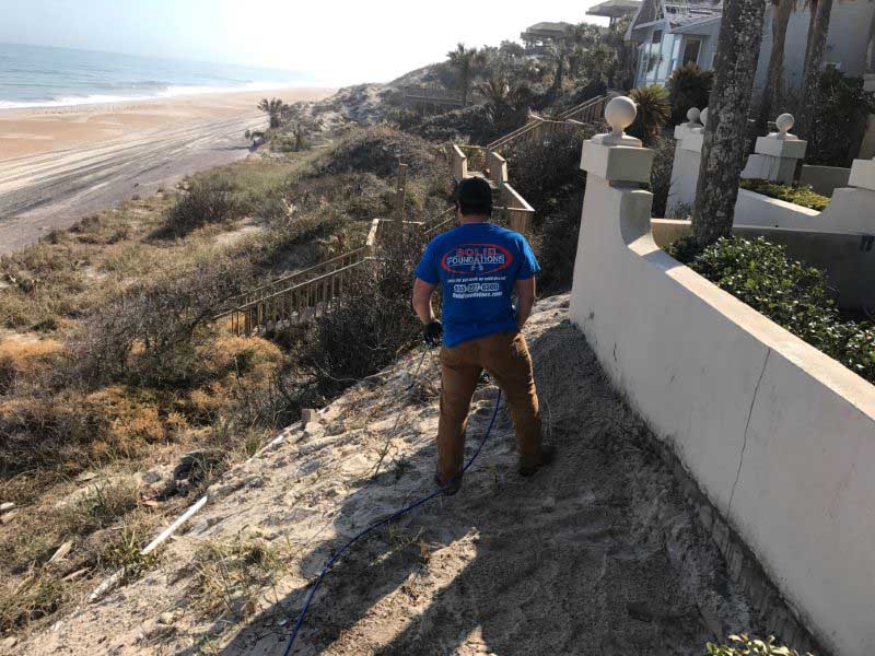 Concrete Slab Foundation Repair in Belleair Bluffs, FL